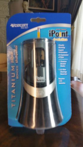 iPoint Evolution Electric Pencil Sharpener, Black -NEW in Selaed Box