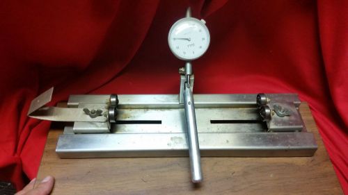 Teclock  0.25&#034; -0.001 Dial Indicator Base Gage &amp; Stand Made In Japan
