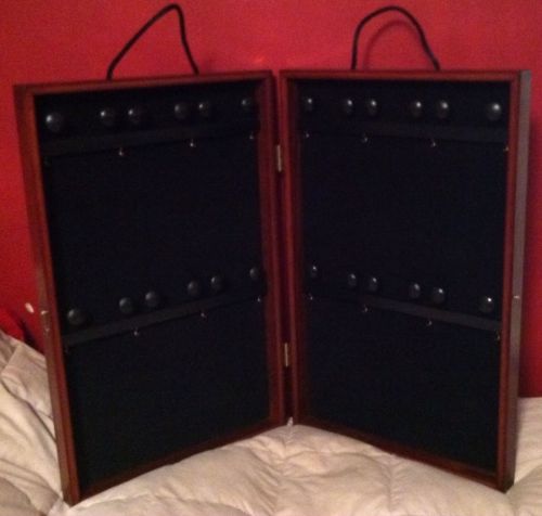 &#034;Showcases to Go&#034; Marquee Jewelry Travel Display Case