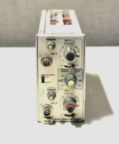 Tektronix  7A18 Dual Trace Amplifier Module