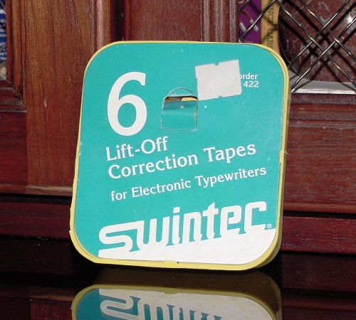 Swintec 422 (SWS422) Typewriter Lift-Off Tape, box of 6