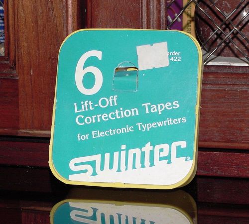 Swintec 422 (sws422) typewriter lift-off tape, box of 6 for sale