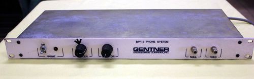 Gentner SPH 3A Broadcast Hybrid Phone Line Audio Console Mixer Interface SPH3