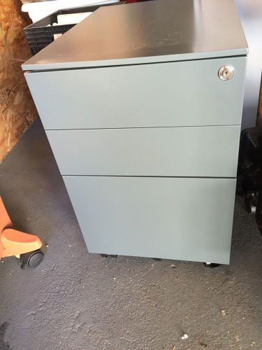 Blu dot filing cabinet no. 1 - simple grey - brand new in box!! for sale