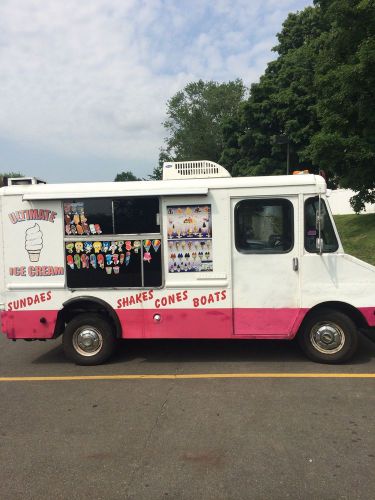 Soft ice cream truck