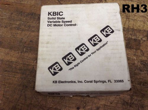 KB Electronics KBIC-120 Solid State Variable Speed DC Motor Control Board-NIB