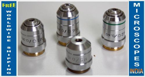 4x 10x 20x 40x objectives for metallurgical  microscope for sale