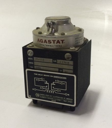 Vintage Agastat Time Delay Relay FE-12-Q 115V 60Hz ESNA