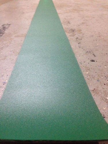 6-3/8&#034;x 22&#039; green pvc rubber smooth top conveyor belt 2ply 6&#034; for sale