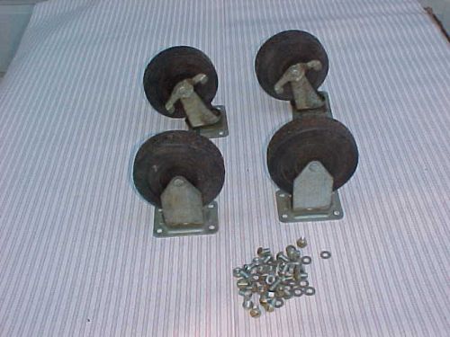 Rubber caster wheels for sale