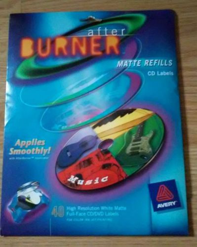 After Burner refill CD labels by Avery