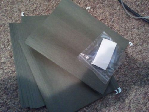 Hanging lette size file folders 200count for sale