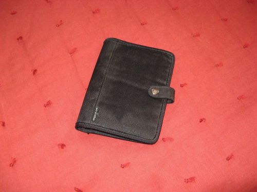 Black Dayrunner Goretex Planner with Lined Paper and Dividers Pre-Owned