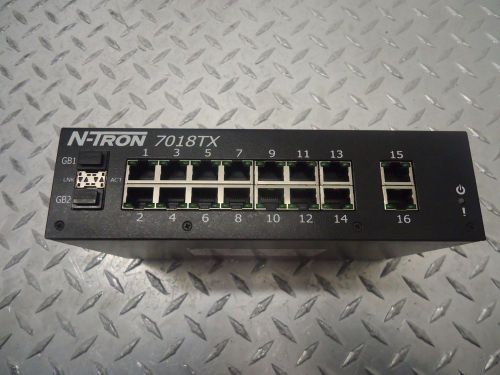 N-TRON 716TX Industrial Ethernet Switch 10-30V 1.6A, 16 Ports