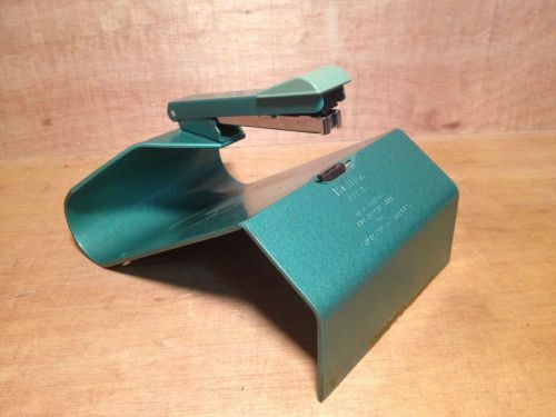 Vintage bostitch b8sf b8 booklet stapler - art deco style green for sale