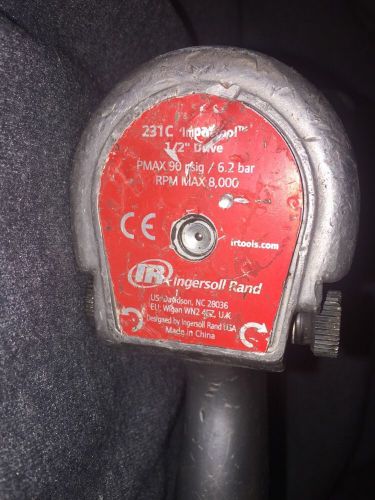 Ingersoll rand ir 231c 1/2inch heavy duty drive impact wrench air tool pneumatic for sale