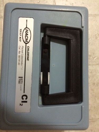 Hach chlorine pocket colorimeter ii 58700-00 cl2 portable test kit for sale