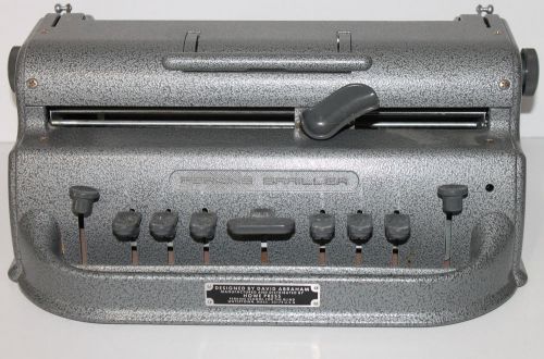 Perkins Brailler Howe Press Tested 100% Working Braille Typewriter + Manuals