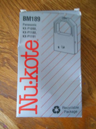 * l@@k - new nu-kote bm189 black replacement typewriter ribbon for panasonic * for sale