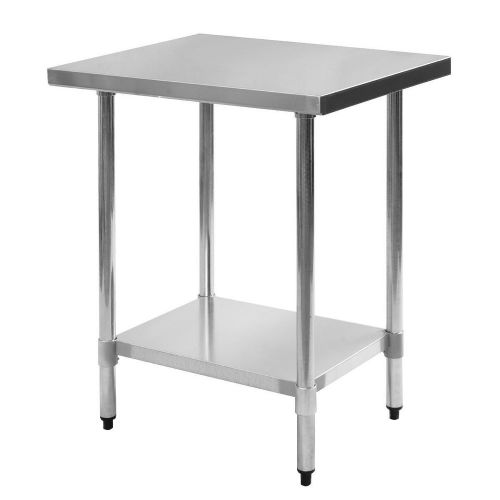 Stainless Steel Work Prep Table Commercial Kitchen Restaurant 24&#034; x 30&#034; NEW