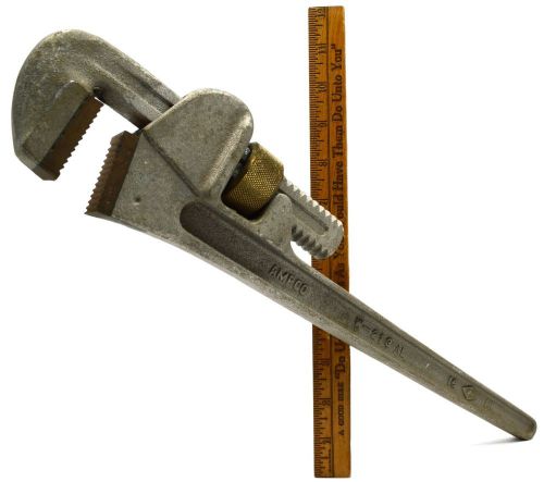 New! ampco safety tools 18&#034; pipe wrench no. w-213 aluminum &amp; brass non-sparking! for sale