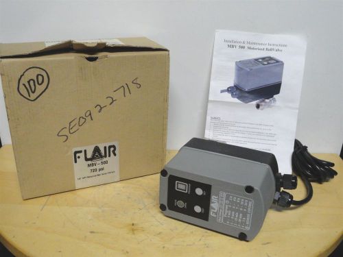 Flair * 1/2&#034; motorized ball valve * pn: mbv-500 * new in the box for sale