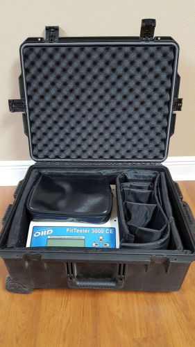 Ohd fit tester 3000 w/ scott/drager kit 1 adapter &amp; pelican hard case for sale
