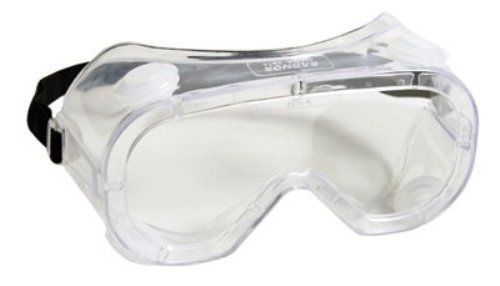 Radnor chemical splash goggles, indirect vent, anti-fog lens for sale