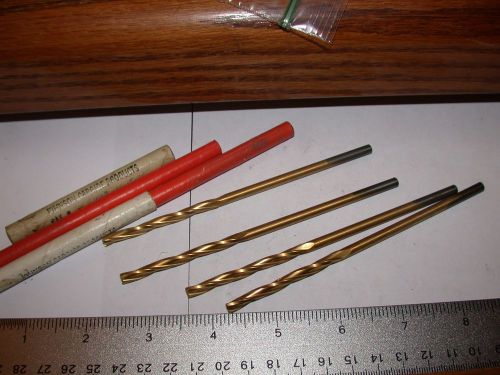 4 Pieces NEW JOHNSON CARBIDE 785444-10-T25 Carbide TiAlN Drill 3 Flute