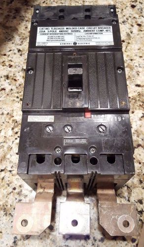 General Electric TLB234225 Circuit Breaker 3 Pole 225A - Excellent Condition!
