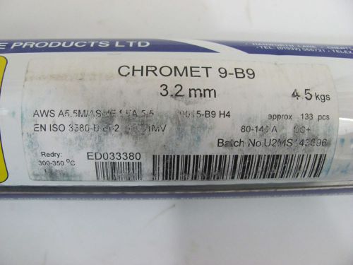 Metrode Chromet 9-B9 E9015-B9 1/8&#034; x 14&#034; 10 Lbs Welding Rod Stick Electrode Tube