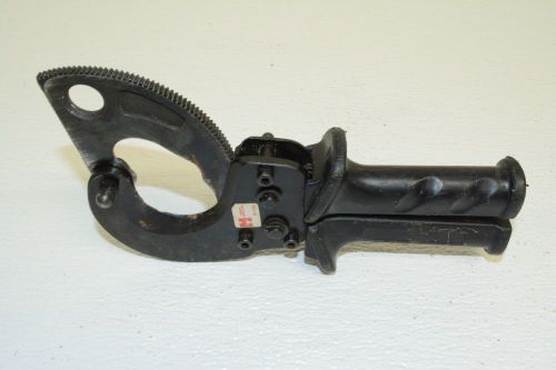 HUSKIE R-750 750MCM 1-3/4&#034; O.D ALUM RATCHET CABLE CUTTERS