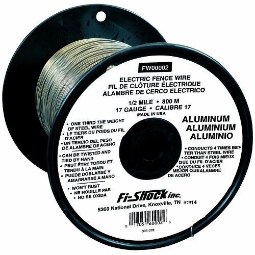 Fi-shock fw-00002 1/2 mile, 17 gauge spool aluminum wire for sale