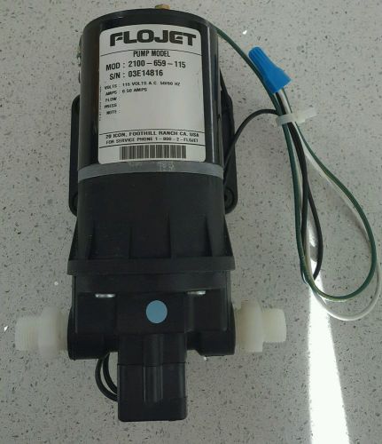 Flojet pump 2100-659-115 115 Volts 50/60 Hz 0.5 Amp