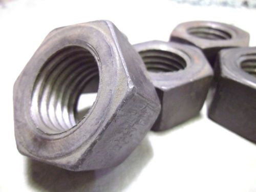 HEX NUTS 1-1/4 - 7  STEEL 1-7/8 ACCROSS FLATS, HEIGHT 1-1/16 QTY 5 # 60290