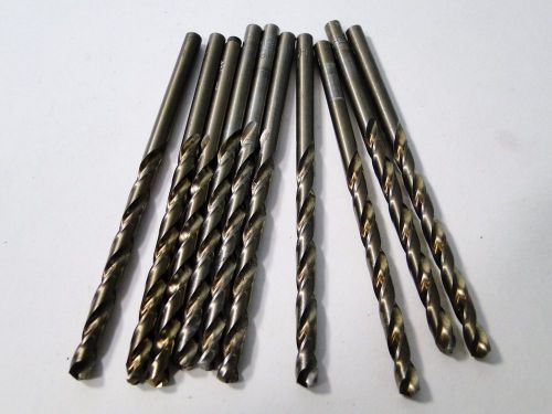 10 PC HSCO COBALT # 16 JOBBER LENGTH DRILL BIT SET USA MADE