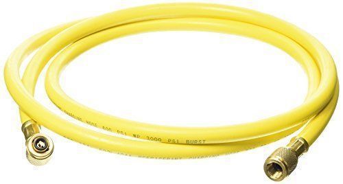 Hose, r12, r22, 72&#034;, yellow, fjc products, 1/4 x 1/4 fjc part# 6327 for sale