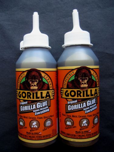 Two 8oz bottles Original GORILLA GLUE Free Shipping