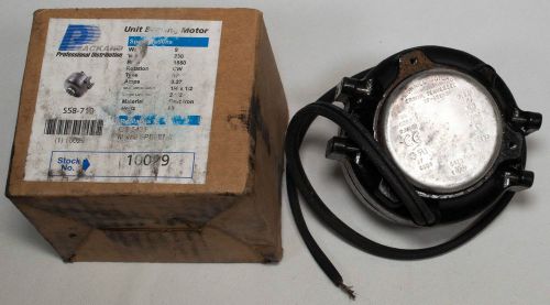 Packard 10029 spci unit bearing motor s58-710 spb9em2 9w 1550 rpm 230v .27a cw for sale