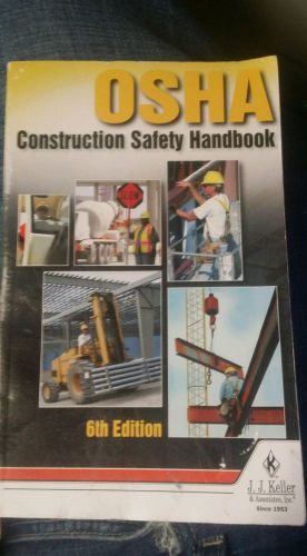 JJ Keller Official English 6th Edition OSHA Construction Safety Handbook Each