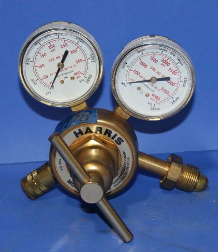 (1) used harris 425-200 cylinder oxygen regulator for sale