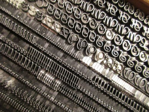 Letterpress Lead Type 18 Pt. Liberty ATF # 511  H57