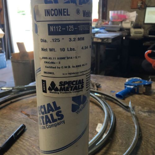 Special Metals Inconel N112 Welding Electrodes .125&#034; 10lbs NEW