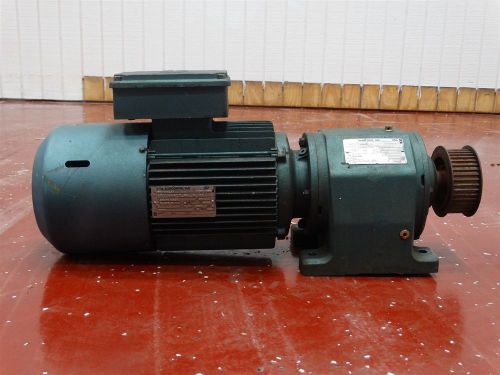 Sew Eurodrive DFT100LS4 Motor 3HP 8.6/4.3A 230/460V Gearbox R63DT100LS4 16.55:1