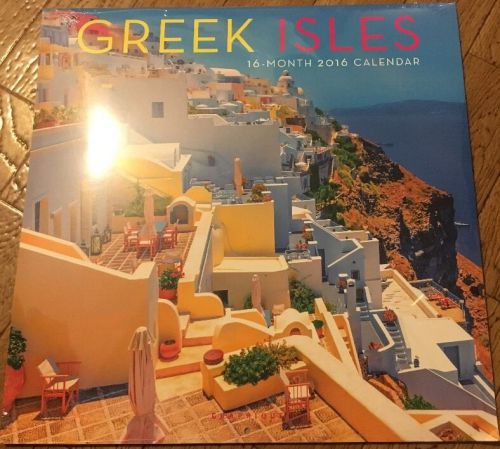 Greek Isles A Photographic Journey 16 Month 2016 Calendar New