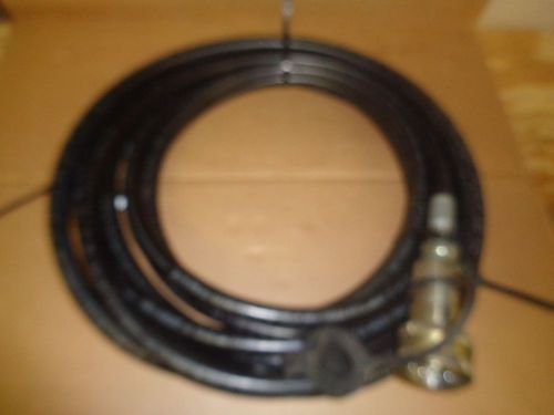 Parker hydraulic hose 381-8 no skive 35 foot long with fittings for sale
