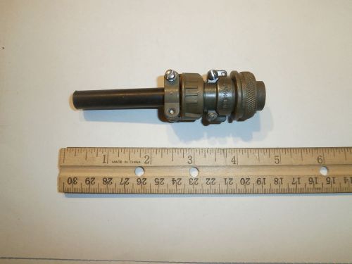 NEW - MS3106B 14S-7S (SR) With Bushing - 3 Pin Plug