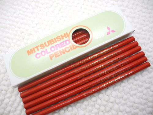 12pcs MITSUBISHI Colors Pencil 880 RED NO.15(Japan)