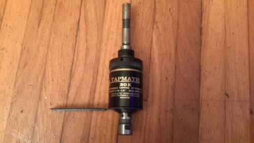 Tic tapmatic 30x reversible tapping attachment! m1.5-m7 &amp; #0-1/4&#034; jacobs #a4033 for sale