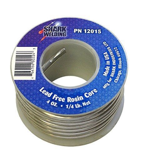 Shark Shark 12016 0.125-Inch Lead Free Wire Solder, 95/5%, 0.5-Pound